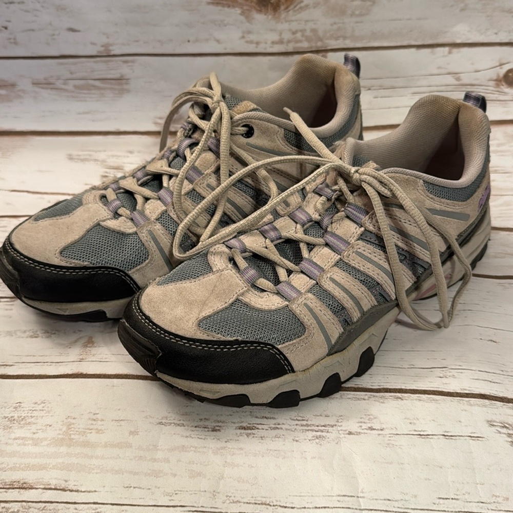 FILA Women’s Day Hiker Gray & Purple Sz 11
